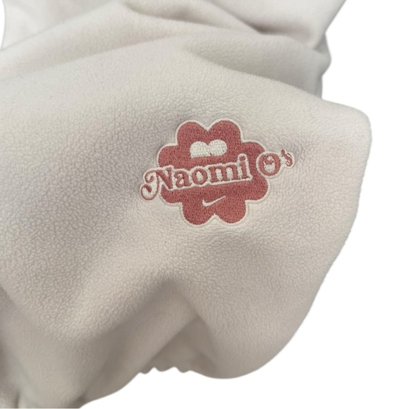 Nike X Naomi Osaka Phoenix Fleece High Waisted Oversized Sweatpants Sz 2XL White - Picture 7 of 13